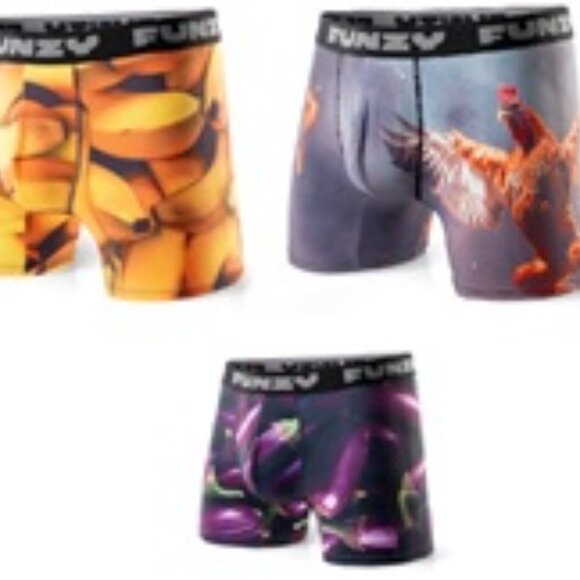 3 pair - 2xl - Funzy Underwear - NWT - Picture 1 of 1